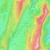 Lans-en-Vercors topographic map, elevation, terrain