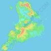 Stewart Island / Rakiura Community topographic map, elevation, terrain