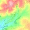 Précorbin topographic map, elevation, terrain