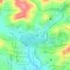 Universitário topographic map, elevation, terrain
