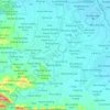 Tanah Luas topographic map, elevation, terrain