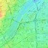 古城街道 topographic map, elevation, terrain