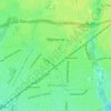 Malverne topographic map, elevation, terrain