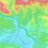 Lekunberri topographic map, elevation, terrain