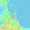 Teluk Wondama topographic map, elevation, terrain