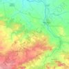 Chainpur topographic map, elevation, terrain
