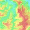 Agonges topographic map, elevation, terrain