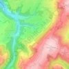 Irsch topographic map, elevation, terrain