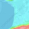 Sand Bay topographic map, elevation, terrain