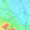Brioude topographic map, elevation, terrain