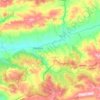 Yeşilyurt topographic map, elevation, terrain
