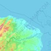 Gracias a Dios topographic map, elevation, terrain