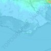 Grado topographic map, elevation, terrain