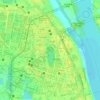 Hoan Kiem District topographic map, elevation, terrain