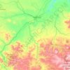 Cascade County topographic map, elevation, terrain