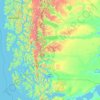 Natales topographic map, elevation, terrain