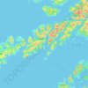 Vågan topographic map, elevation, terrain