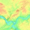 Nottonville topographic map, elevation, terrain