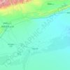 Aral City topographic map, elevation, terrain