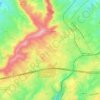Henri-Chapelle topographic map, elevation, terrain