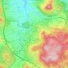 Habichtswald topographic map, elevation, terrain