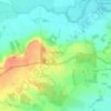 Buckland topographic map, elevation, terrain
