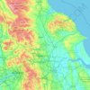 Yorkshire topographic map, elevation, terrain
