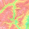 Задонский район topographic map, elevation, terrain