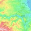 River Tyne topographic map, elevation, terrain