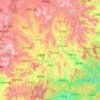赤城县 topographic map, elevation, terrain