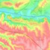 Medgidia topographic map, elevation, terrain
