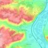 Marsangy topographic map, elevation, terrain