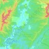 Brooman topographic map, elevation, terrain