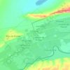 China Muerta topographic map, elevation, terrain