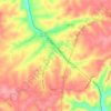 Reeds Spring topographic map, elevation, terrain