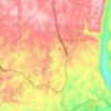 Jerukwudel topographic map, elevation, terrain