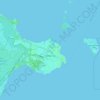 Belize City topographic map, elevation, terrain