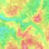 Moutiers-en-Puisaye topographic map, elevation, terrain