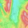 Izenave topographic map, elevation, terrain