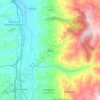 Rose topographic map, elevation, terrain