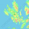Skye topographic map, elevation, terrain