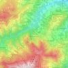Montecreto topographic map, elevation, terrain