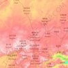 Ulanqab City topographic map, elevation, terrain