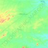 Serra Branca topographic map, elevation, terrain