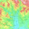Brno topographic map, elevation, terrain