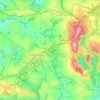 St. Enoder topographic map, elevation, terrain