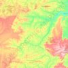 Novo São Joaquim topographic map, elevation, terrain