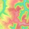 Petersbach topographic map, elevation, terrain