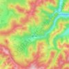 Borsec topographic map, elevation, terrain