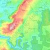 Dlingo topographic map, elevation, terrain